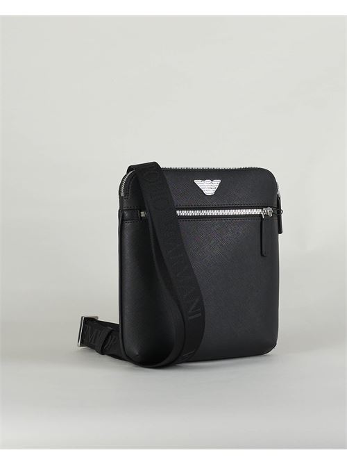Flat shoulder strap in regenerated saffiano leather with ASV eagle plate Emporio Armani EMPORIO ARMANI | Bag | Y4M185Y138E81072